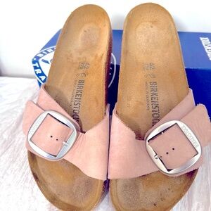 Birkenstock Madrid yomo lilac big buckle Sandals size 11 42 regular width